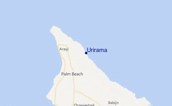 mapa de localização de Urirama