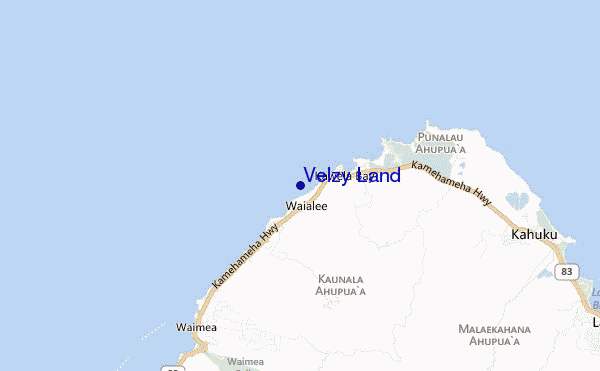 mapa de localização de Velzy Land