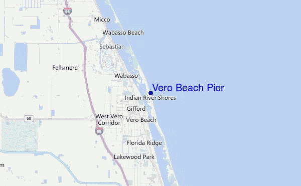 map of vero beach Vero Beach Pier Previsoes Para O Surf E Relatorios De Surf