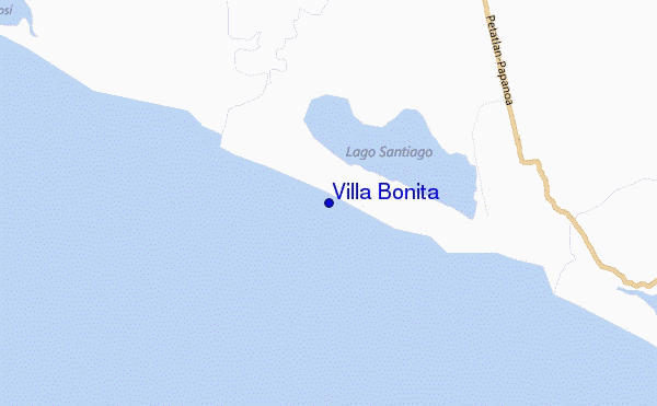 mapa de localização de Villa Bonita