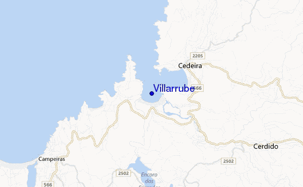 mapa de localização de Villarrube