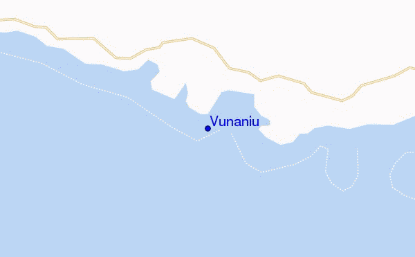 mapa de localização de Vunaniu