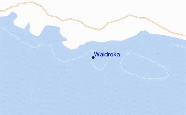 mapa de localização de Waidroka