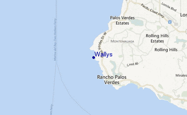 mapa de localização de Wallys