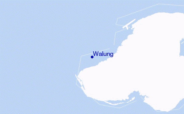 mapa de localização de Walung