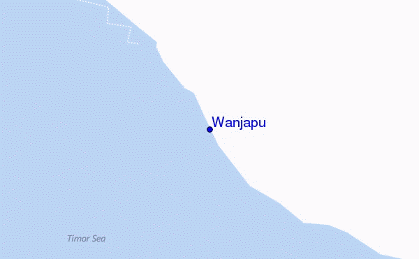 mapa de localização de Wanjapu