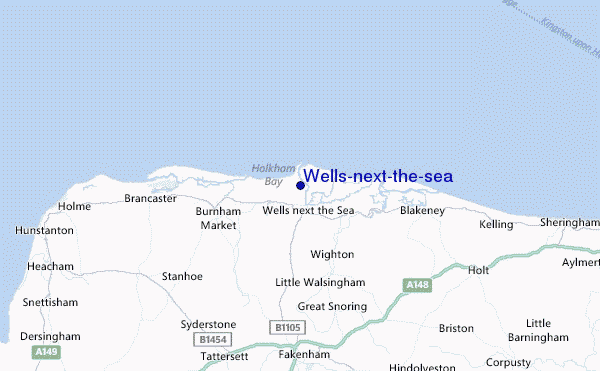 Wells-next-the-sea Location Map