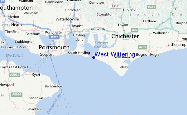 West Wittering Location Map