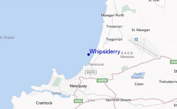 mapa de localização de Whipsiderry