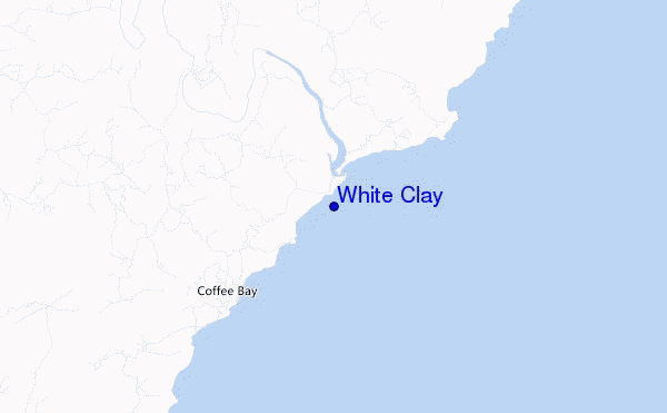 mapa de localização de White Clay