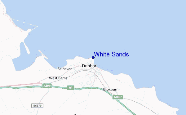 mapa de localização de White Sands
