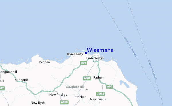 Wisemans Location Map