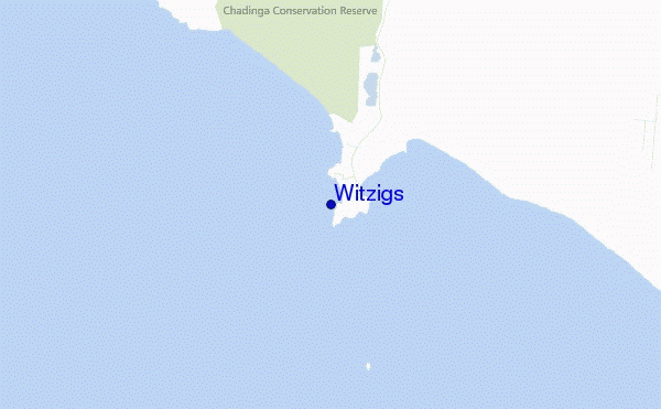 mapa de localização de Witzigs