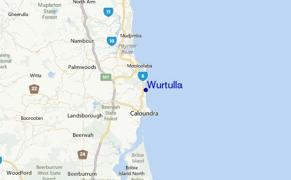 Wurtulla Location Map