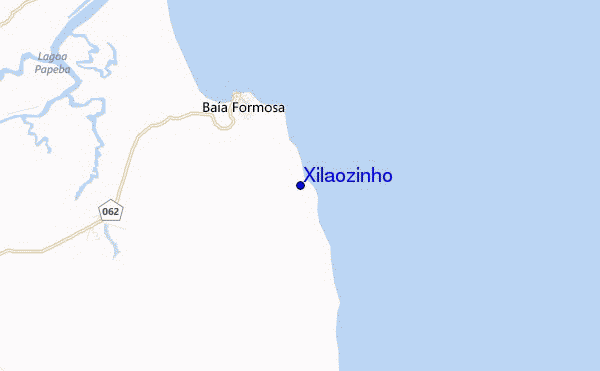 mapa de localização de Xilaozinho
