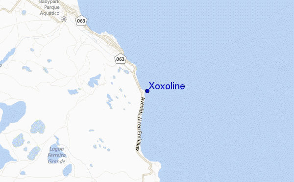 mapa de localização de Xoxoline