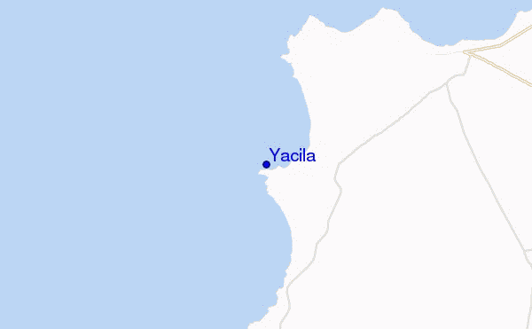 mapa de localização de Yacila