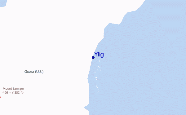mapa de localização de Ylig