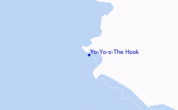 mapa de localização de Yo-Yo's-The Hook