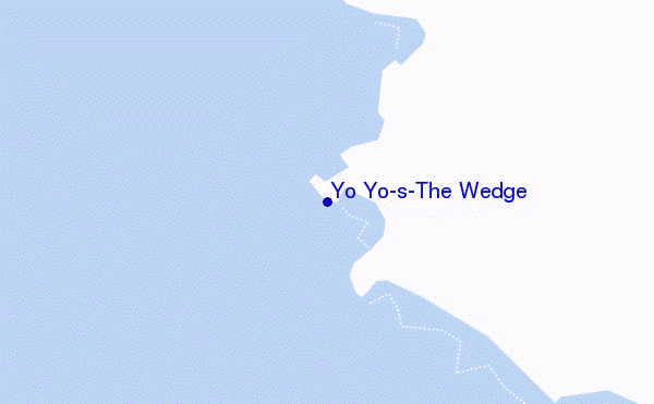 mapa de localização de Yo Yo's-The Wedge