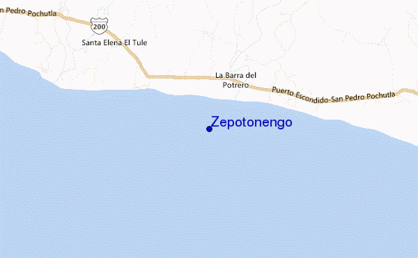 mapa de localização de Zepotonengo
