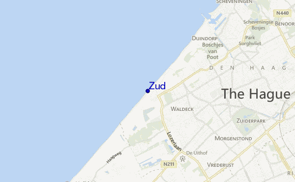 mapa de localização de Zud