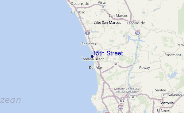 15th Street Location Map
