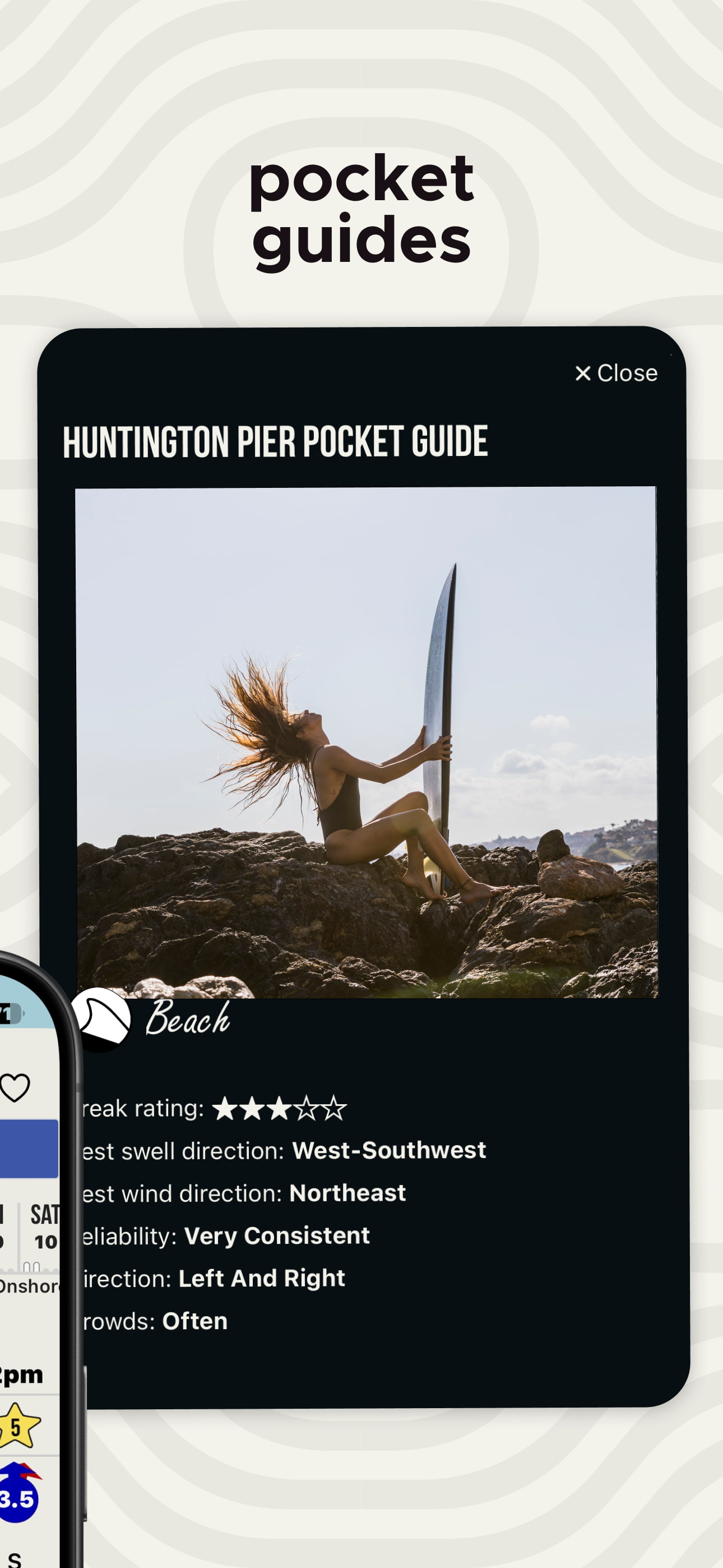 Captura de tela do app de previsão de surf 5