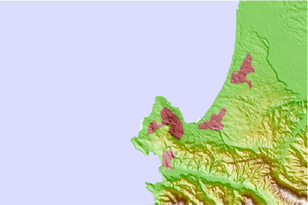 Locais de surf localizados perto de Asilomar
