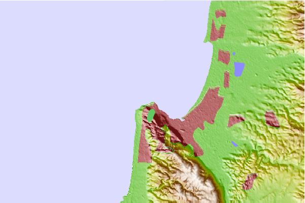 Locais de surf localizados perto de BackDoor (Haifa)