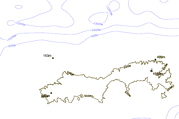 Litoral ao redor San Miguel - Baixa de Viola