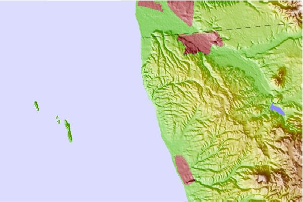 Locais de surf localizados perto de Baja Malibu
