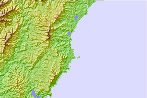 Locais de surf localizados perto de Bawley Point
