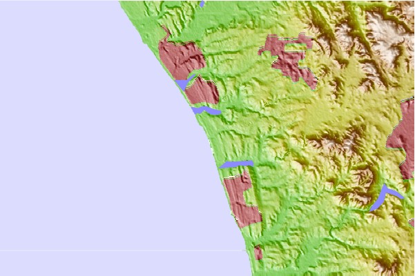 Locais de surf localizados perto de Beacons