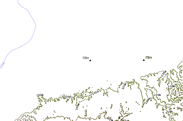 Litoral ao redor Bell Block Reef