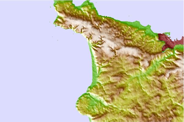 Locais de surf localizados perto de Biville