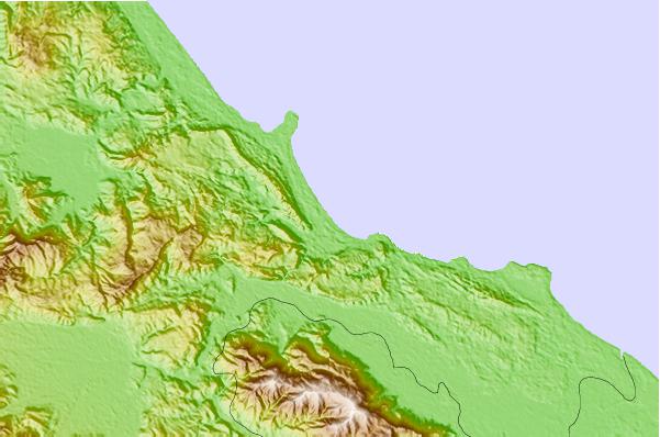 Locais de surf localizados perto de Black Beach / Cahuita