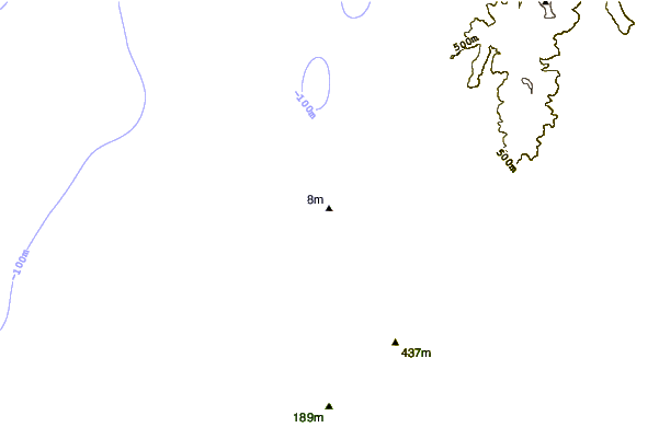 Litoral ao redor Blaketown Wedge