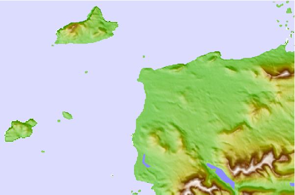 Locais de surf localizados perto de Carrownisky
