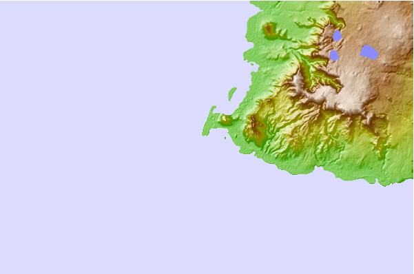 Locais de surf localizados perto de Chameau