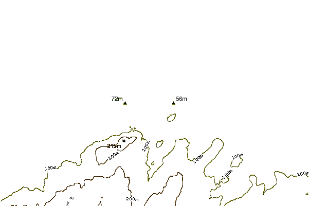 Litoral ao redor Cullen