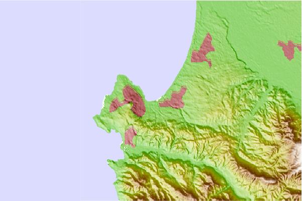 Locais de surf localizados perto de Del Monte Beach
