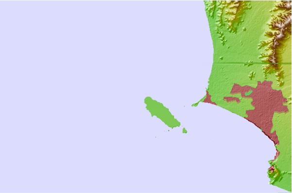 Locais de surf localizados perto de El Cabezo