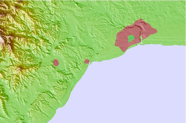 Locais de surf localizados perto de El Chinchorro (Red Beach)