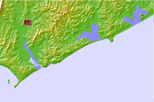 Locais de surf localizados perto de El Chorro