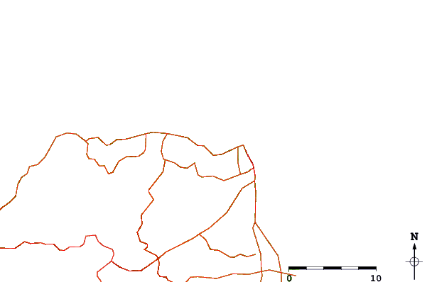 Estradas e rios ao redor El Lloret