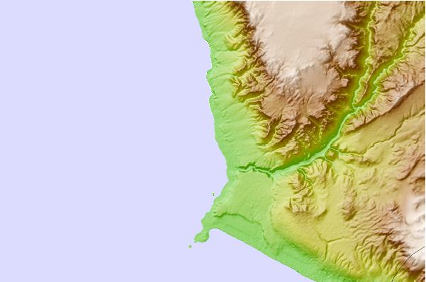 Locais de surf localizados perto de El Olon de Ilo