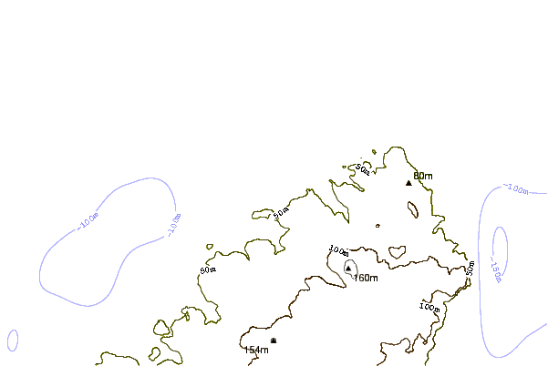 Litoral ao redor Eoropie (Lewis)
