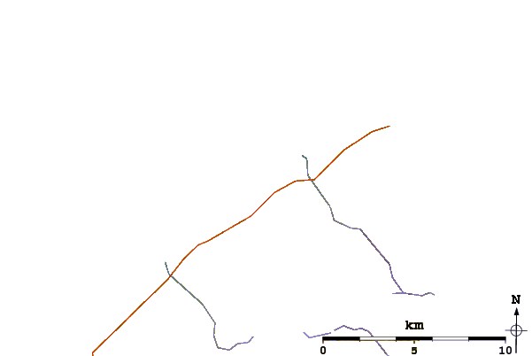 Estradas e rios ao redor Eoropie (Lewis)