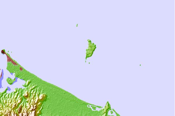 Locais de surf localizados perto de Motiti Island - Ernies